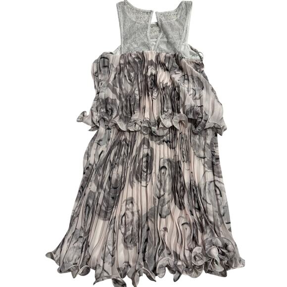 NWT BCBGeneration Sleeveless Cocktail Dress Blouson Ruffle Floral Sz 0 MSRP $260 - Picture 7 of 13